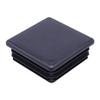 SKIR'CO 6-Pack Square Plastic Post Caps, 60 x 60 mm, Anthracite Gray RAL 7016 view 1