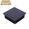 SKIR'CO 6-Pack Square Plastic Post Caps, 60 x 60 mm, Anthracite Gray RAL 7016 view 2
