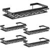 5-Piece No-Drill Shower Caddy and Bathroom Shelf Set view 1