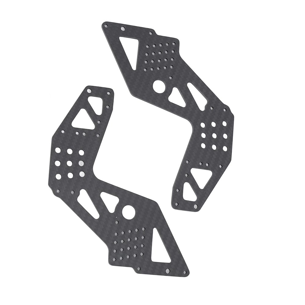 Carbon Fiber Chassis Side Panels, Easy to Install, for LOSI 1:8 LMT Solid Axle