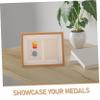 MILISTEN Wooden Marathon Medal Display Frame view 3