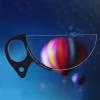 79 mm Handheld Half-Moon Diopter Filter, Optical Glass Foreground Blur Effect Filter view 4