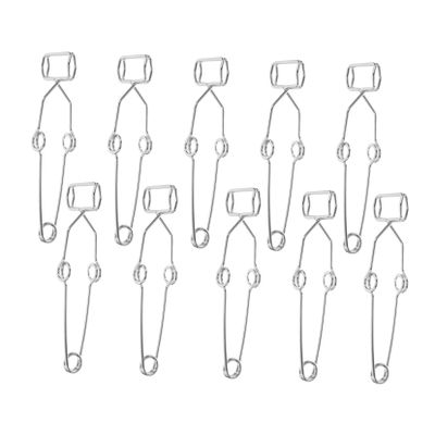 Veemoon 10-Piece Steel Laboratory Clamps with Spring Mechanism