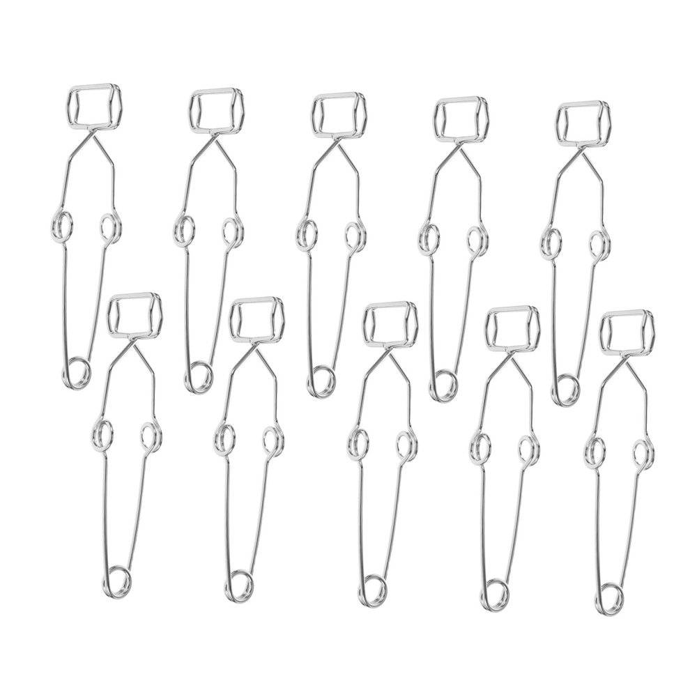 Veemoon 10-Piece Steel Laboratory Clamps with Spring Mechanism