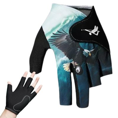 Left-Hand Pool Glove, Multifunctional, Non-Slip, Quick-Drying