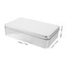 LAPYAPPE Rectangular Coin Organizer with Tin Lid, 2-Pack, for Cash and Stamp Storage view 2