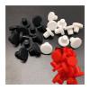 SAJMAKUWLA Silicone Rubber Hole Plugs, 2.717 mm Male Hole Caps, T-Type Sealing Plugs, Dustproof, for Furniture Screw Holes, Red, 10 Pieces (5.5 mm) view 3
