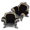 MAGICLULU 2-Piece Sofa Jewelry Box Ring Holder and Earring Display Stand view 1