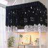 HAJHI Printed Bunk Bed Curtain, Polyester Privacy Blackout Curtain, 2 Curtains + Top, 1.15 m, Mountain A view 1