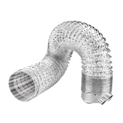 FOELANNE Aluminum Duct Hose, Flexible High-Temperature Ventilation Hose, 3.0 m, 250 mm
