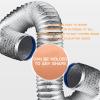 FOELANNE Aluminum Duct Hose, Flexible High-Temperature Ventilation Hose, 3.0 m, 250 mm view 2