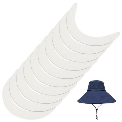 BENECREAT 10 x White Hat Brim Inserts