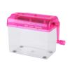 Mini Paper Shredder, Manual Hand-Crank Shredder, Transparent (#1) (#2) view 3
