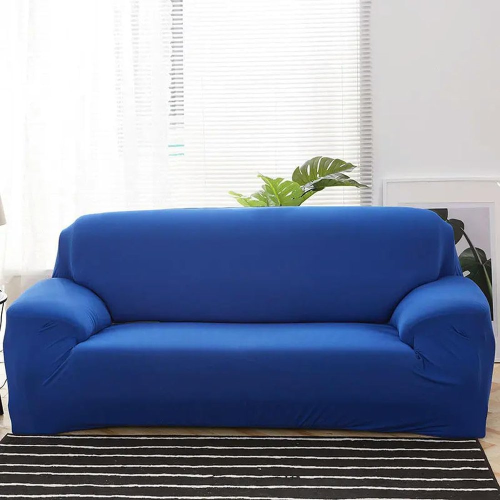 OMEVU Stretch Sofa Cover, Solid Color, Full Coverage