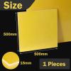 LCUVIMPEX Epoxy Resin Fiberglass Sheet, 1 Pc, 500 x 500 mm, Heat-Resistant Insulation Board, FR4 (15 mm) view 2