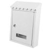 Vintage Iron Mailbox for Home, Beige, Wall-Mounted view 1