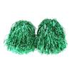 1 Pair of Cheerleading Pom-Poms, Affordable and Practical, Green Handles view 1