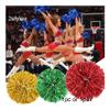 1 Pair of Cheerleading Pom-Poms, Affordable and Practical, Green Handles view 3