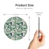 Green Palm Leaves, Pink, Stylish Refrigerator Magnets, Durable Magnetic Accessories for Home, Office, Whiteboard, Locker view 4