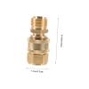 Cabilock 3/8-Inch Copper Hose Quick Connector with Efficient Water Flow, Easy Disassembly, and 100 mm Pipe Insulation view 2