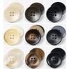 Four-Hole Resin Coat Buttons with Embossed Letter, Color 11, 18 mm, 10-Pack view 3