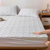 TYYUETY Wraparound Mattress Cover with Removable Zipper, Moisture-Resistant Protector for Innerspring Mattresses, White, 150 x 200 + 30 cm view 1
