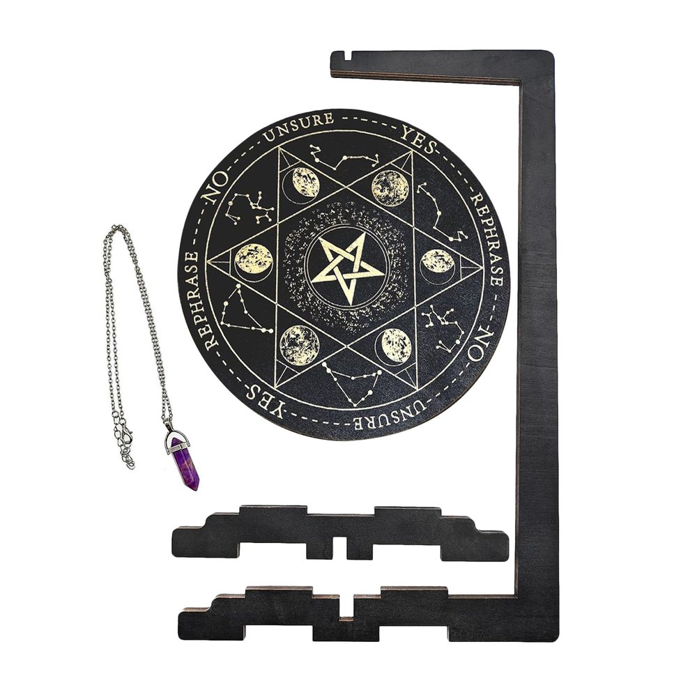 zwxqe Vertical Wooden Pendulum Stand Board