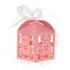 Alipis Bear-Shaped Paper and Fabric Candy Boxes, 50-Piece Set, Decorative Pink Gift Packaging for Baby Showers and Parties view 2