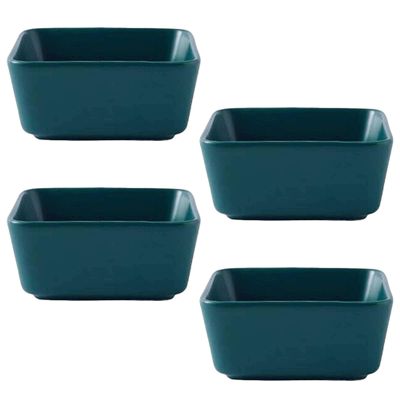 MELY Ceramic Dip Bowls, Set of 4 (Green)