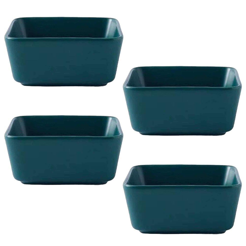 MELY Ceramic Dip Bowls, Set of 4 (Green)