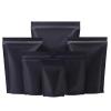 VDLLQYN, 100 Matte Mylar Foil Stand-Up Pouches with Zipper, Resealable and Reusable, with Tear Notch, for Food, Snacks, and Ground Coffee Beans view 2