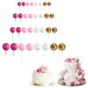32-Piece Colorful Ball Cake Toppers view 1