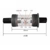 DONGLING Square-Taper Bicycle Bottom Bracket, 68 x 121.5 mm view 3