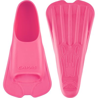 CAPAS Short Training Fins for Swimming, Pink, XXS