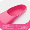 CAPAS Short Training Fins for Swimming, Pink, XXS view 3