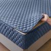 TYYUETY Zippered Mattress Cover, Solid Blue, Extra-Soft, 180 x 200 + 25 cm view 1