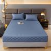 TYYUETY Zippered Mattress Cover, Solid Blue, Extra-Soft, 180 x 200 + 25 cm view 3