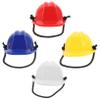 4-Pack Small Pet Helmets with Straps, Plastic Model Helmets view 1