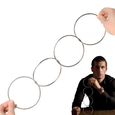 Generic Magic Linking Rings Trick, 4-Piece Set
