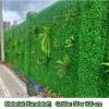 AQCQDQ Artificial Plant Wall, 50 x 100 cm, PE Faux Hedge, Combination 5 view 2