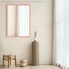 Infantasie "Claudia" Wall Mirror 50 x 70 cm, Pastel Pink, Wooden Frame, Mounting Hardware Included view 2