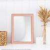 Infantasie "Claudia" Wall Mirror 50 x 70 cm, Pastel Pink, Wooden Frame, Mounting Hardware Included view 4