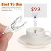 CIYODO 20-Pc. Double-Sided Clip-On Sign Holders, PS, Random Style view 3