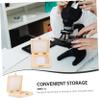 Microscope Slide Storage Box, 15-Piece Wooden Box for Laboratory Work view 4