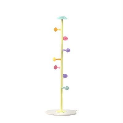 Generic Yellow Mushroom-Shaped Coat Rack