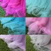 Wisafory Romantic Tulle Mesh Table Skirt, Light Blue, 75 x 100 cm view 3