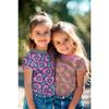 MAGAM Retro Hearts Children's Jersey Fabric, OEKO-TEX, Sold by the Meter from 50 cm (Dark Mint) view 4