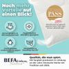 BEFA NATUR All-Season Down Comforter 160 x 210 cm | 90% Down & 10% Feathers | 790 g Fill Weight | Allergy-Friendly (NOMITE) | Animal Welfare Certified (DOWNPASS) | OEKO-TEX Class 1 | Made in Germany view 3