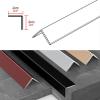 MYRDBT Self-Adhesive Carpet Trim, Metal Stair Edge Transition Strip, Cuttable, 36"/45.5" view 4