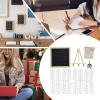 Interchangeable Felt Letter Board with Rustic Wooden Frame view 4